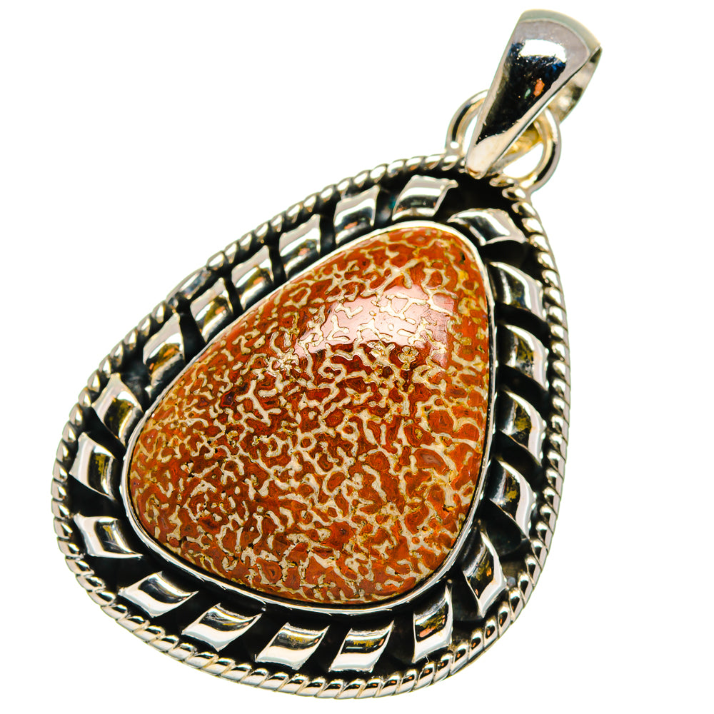 Dinosaur Bone Pendants handcrafted by Ana Silver Co - PD17468