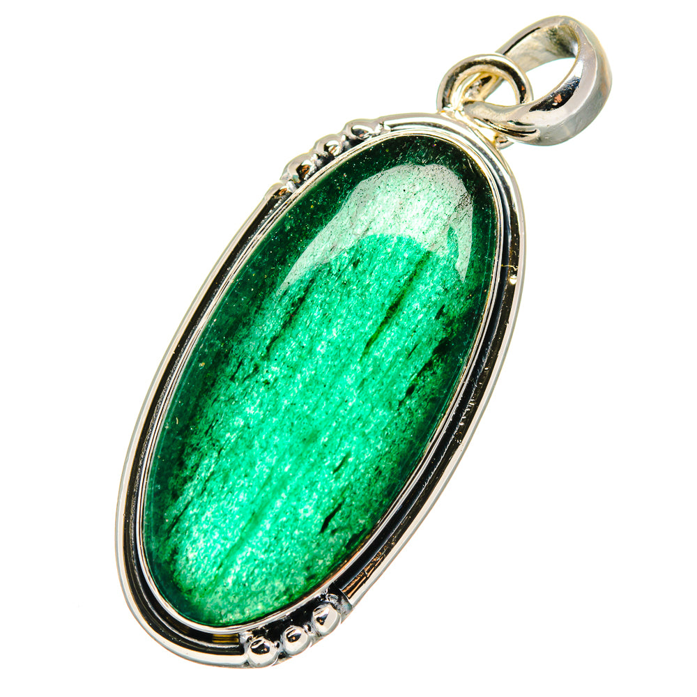 Green Aventurine Pendants handcrafted by Ana Silver Co - PD17470