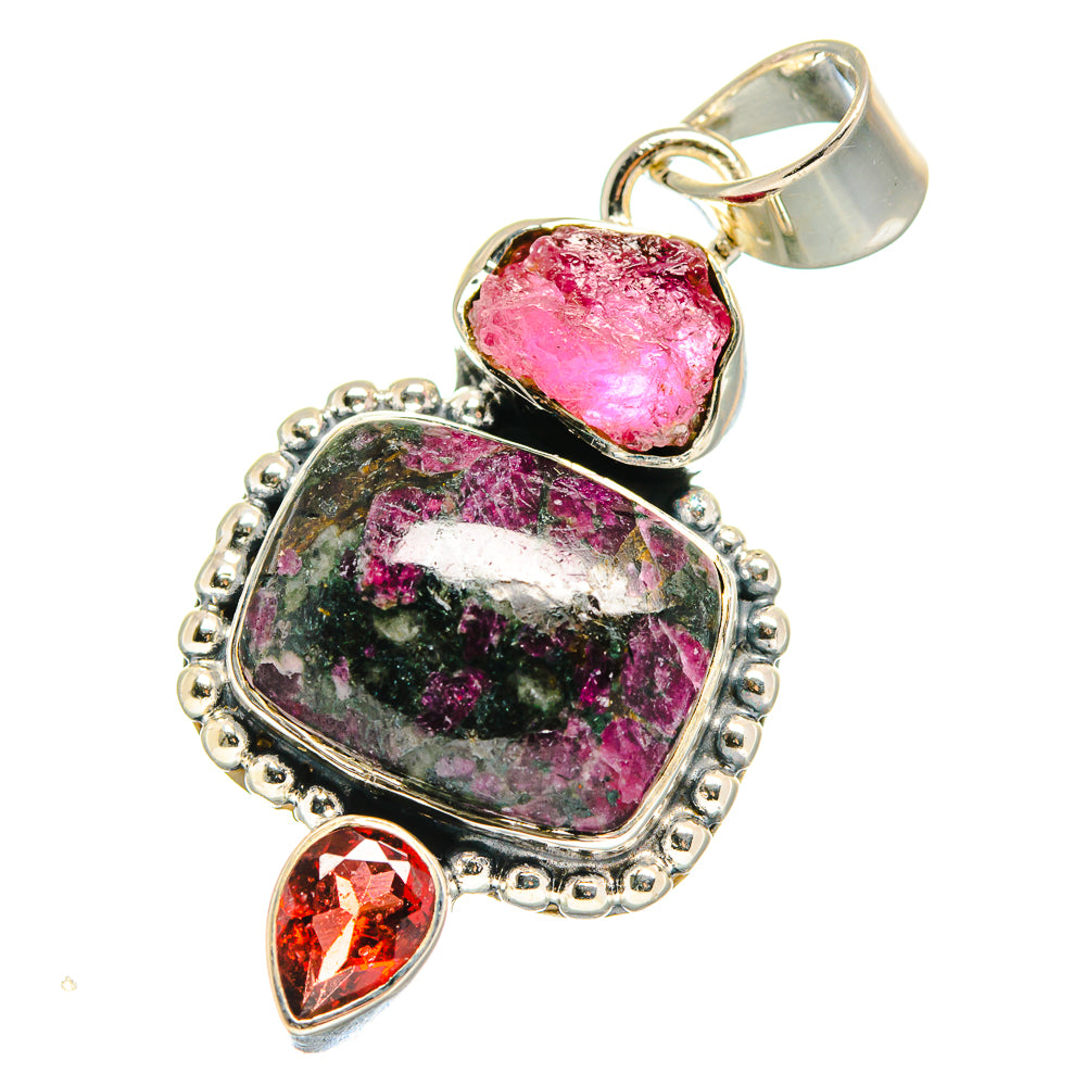 Russian Eudialyte Pendants handcrafted by Ana Silver Co - PD17475