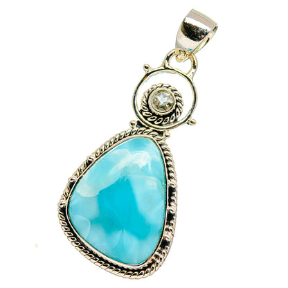 Larimar Pendants handcrafted by Ana Silver Co - PD17476