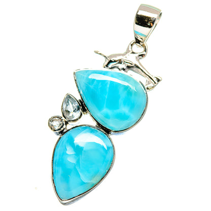 Larimar Pendants handcrafted by Ana Silver Co - PD17478