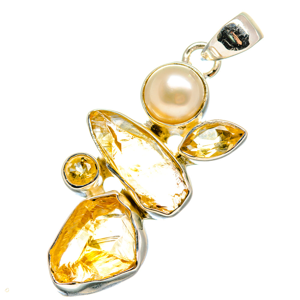 Citrine Pendants handcrafted by Ana Silver Co - PD17480