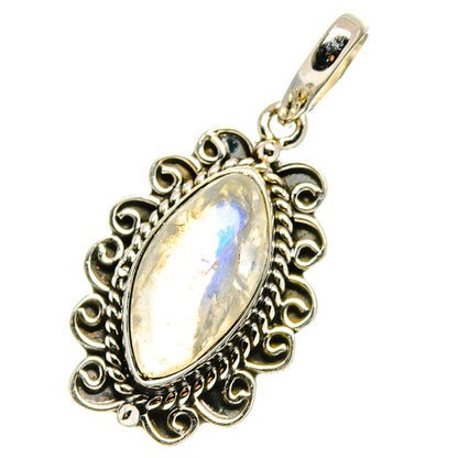 Rainbow Moonstone Pendants handcrafted by Ana Silver Co - PD17486