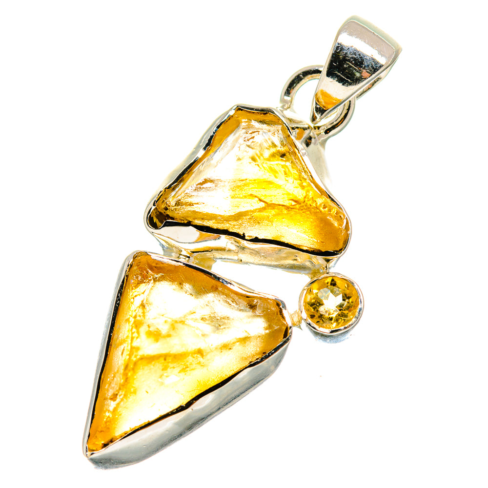 Citrine Pendants handcrafted by Ana Silver Co - PD17495