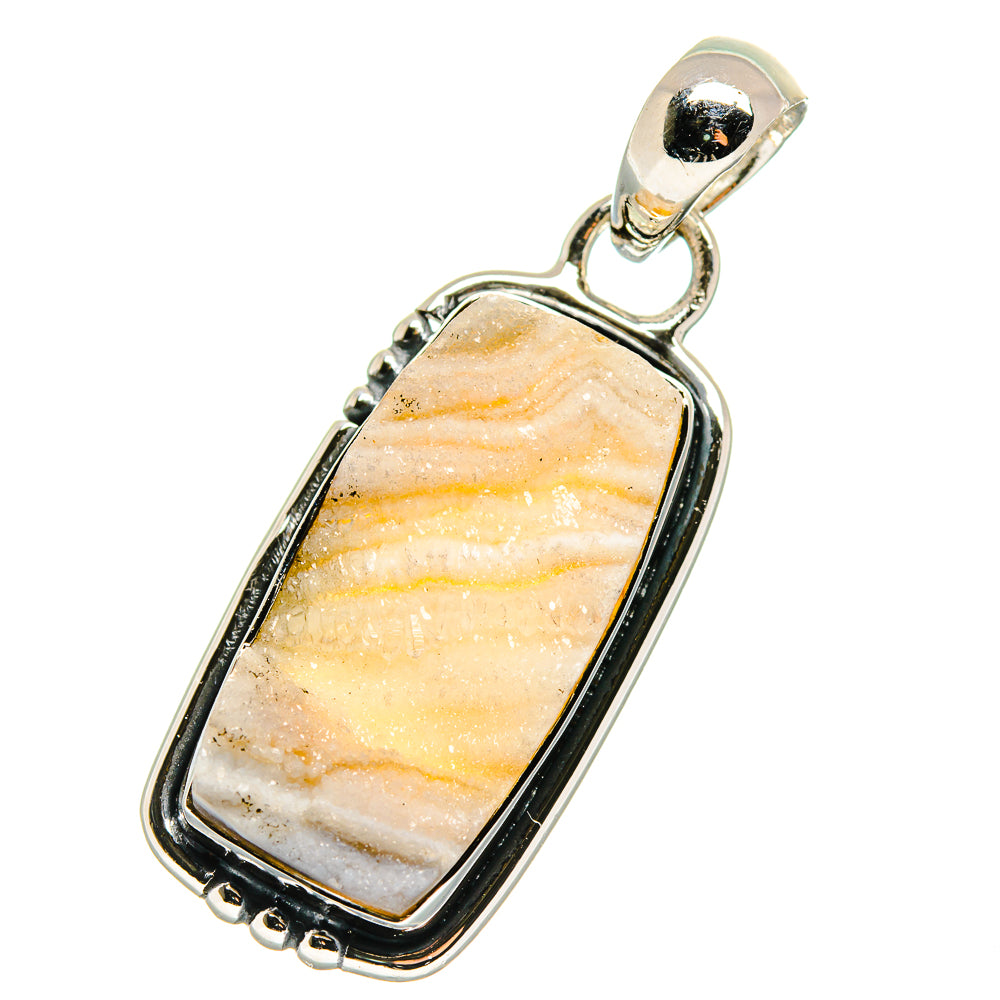 Desert Druzy Pendants handcrafted by Ana Silver Co - PD17501