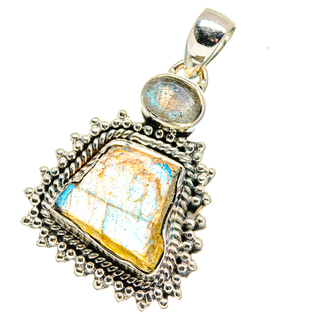 Labradorite Pendants handcrafted by Ana Silver Co - PD17505