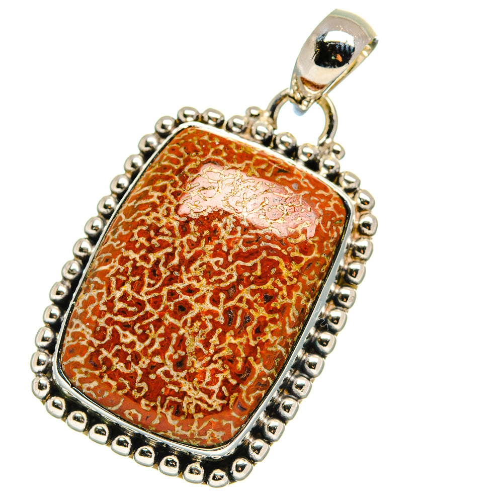 Dinosaur Bone Pendants handcrafted by Ana Silver Co - PD17513