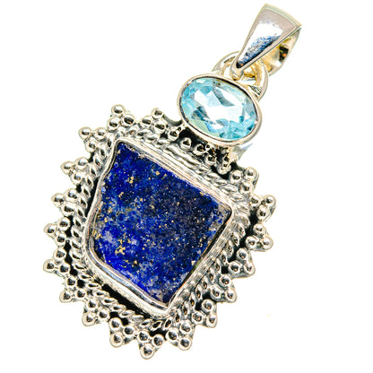 Lapis Lazuli Pendants handcrafted by Ana Silver Co - PD17516