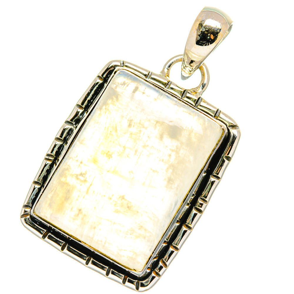 Rainbow Moonstone Pendants handcrafted by Ana Silver Co - PD17526
