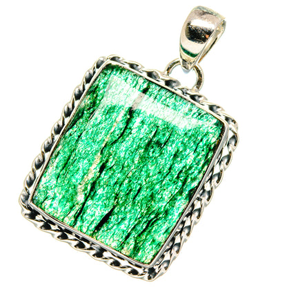 Green Aventurine Pendants handcrafted by Ana Silver Co - PD17531