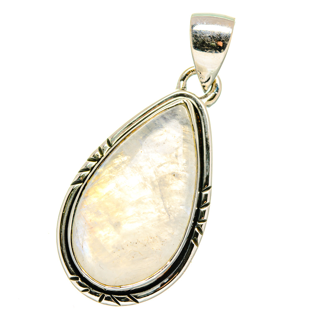 Rainbow Moonstone Pendants handcrafted by Ana Silver Co - PD17533