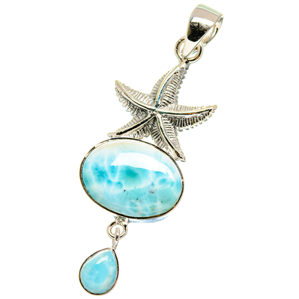 Larimar Pendants handcrafted by Ana Silver Co - PD17539