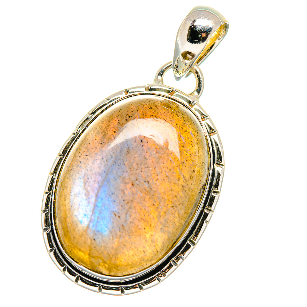 Labradorite Pendants handcrafted by Ana Silver Co - PD17554 - Photo 2