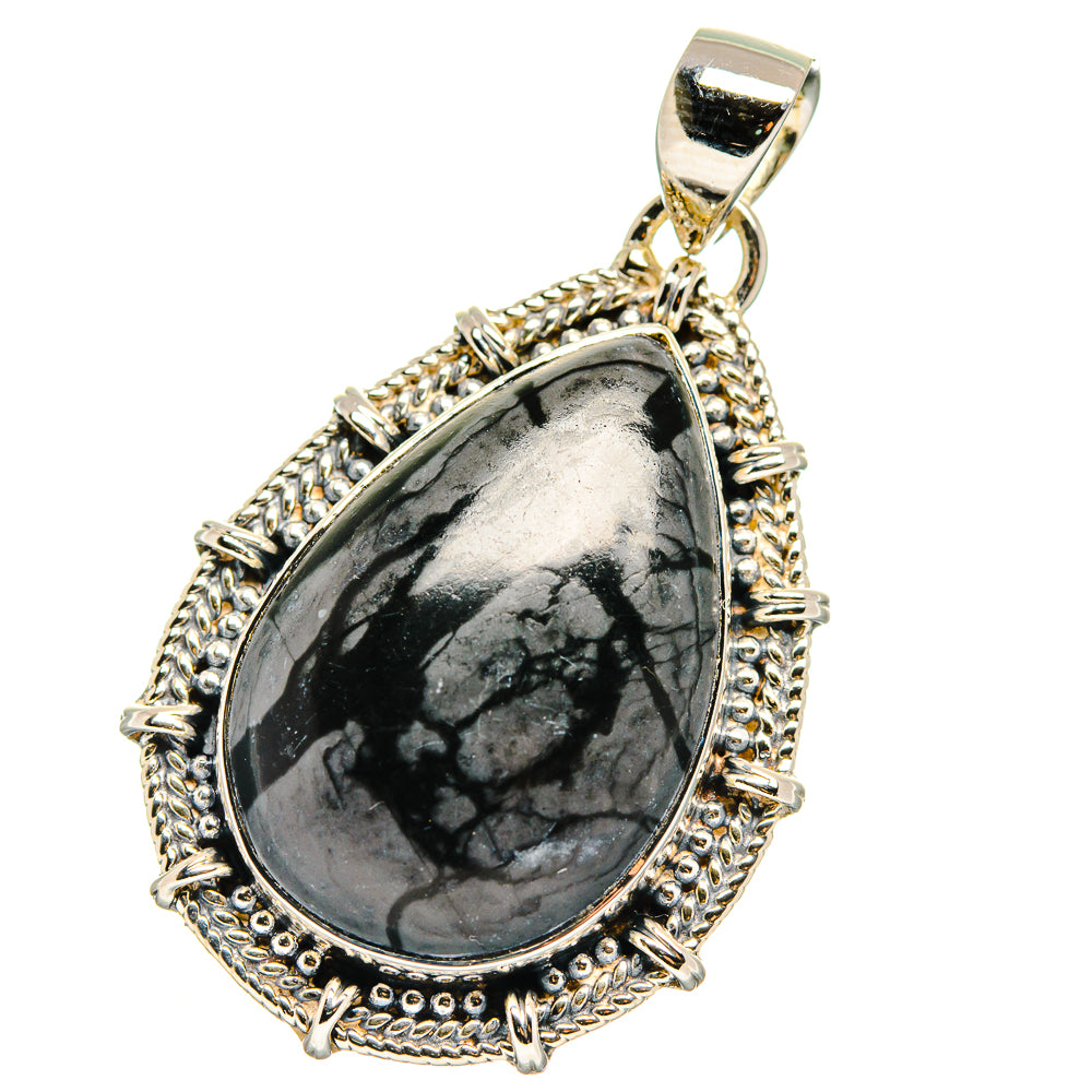 Picasso Jasper Pendants handcrafted by Ana Silver Co - PD17556
