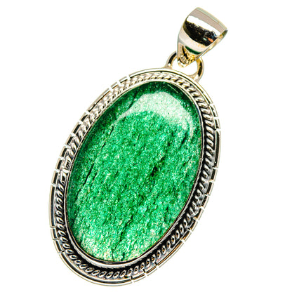 Green Aventurine Pendants handcrafted by Ana Silver Co - PD17558