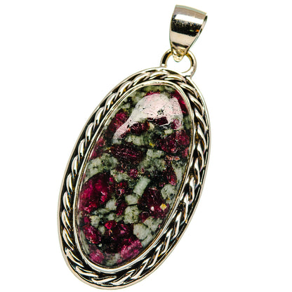 Russian Eudialyte Pendants handcrafted by Ana Silver Co - PD17564