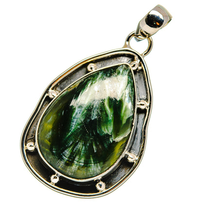 Seraphinite Pendants handcrafted by Ana Silver Co - PD17568