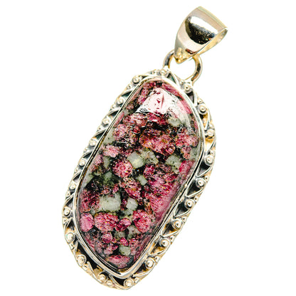Russian Eudialyte Pendants handcrafted by Ana Silver Co - PD17572