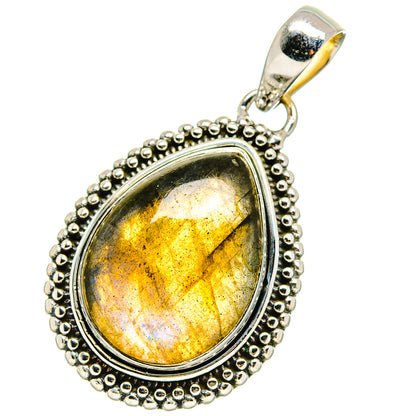 Labradorite Pendants handcrafted by Ana Silver Co - PD17573