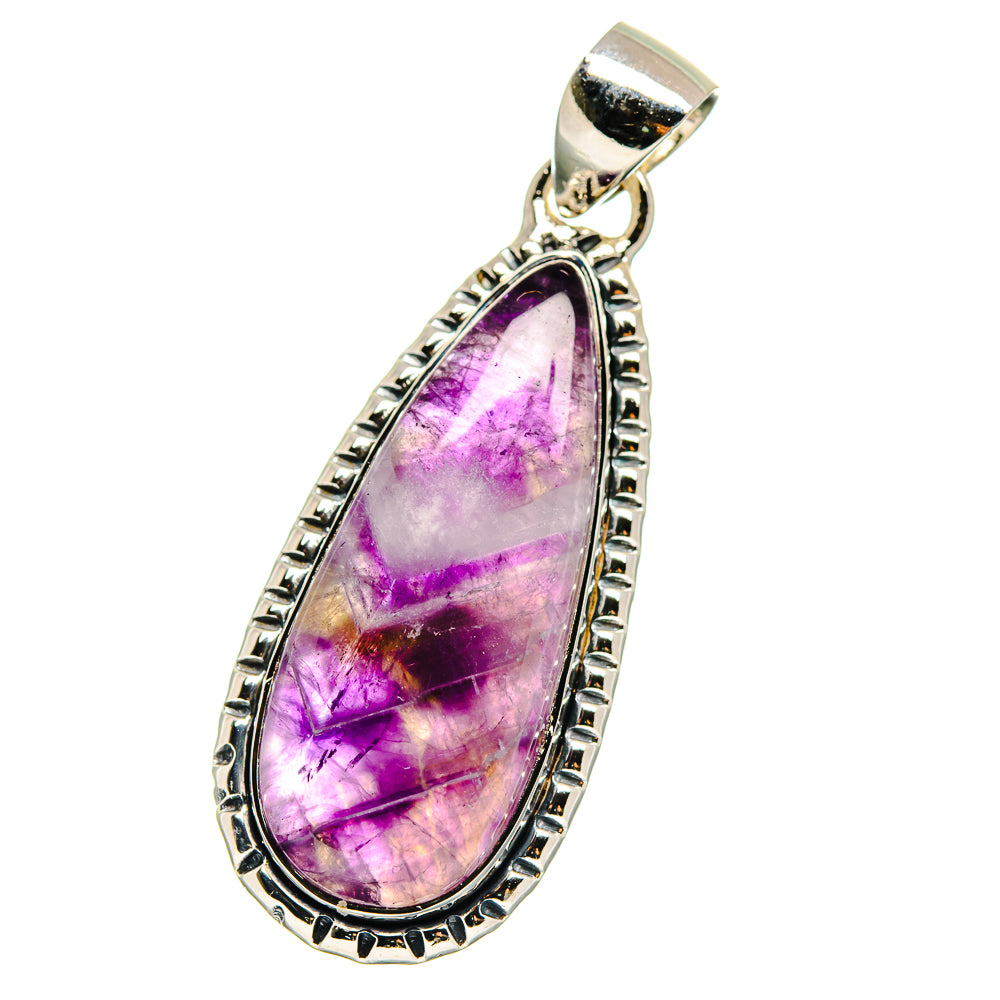 Chevron Amethyst Pendants handcrafted by Ana Silver Co - PD17583