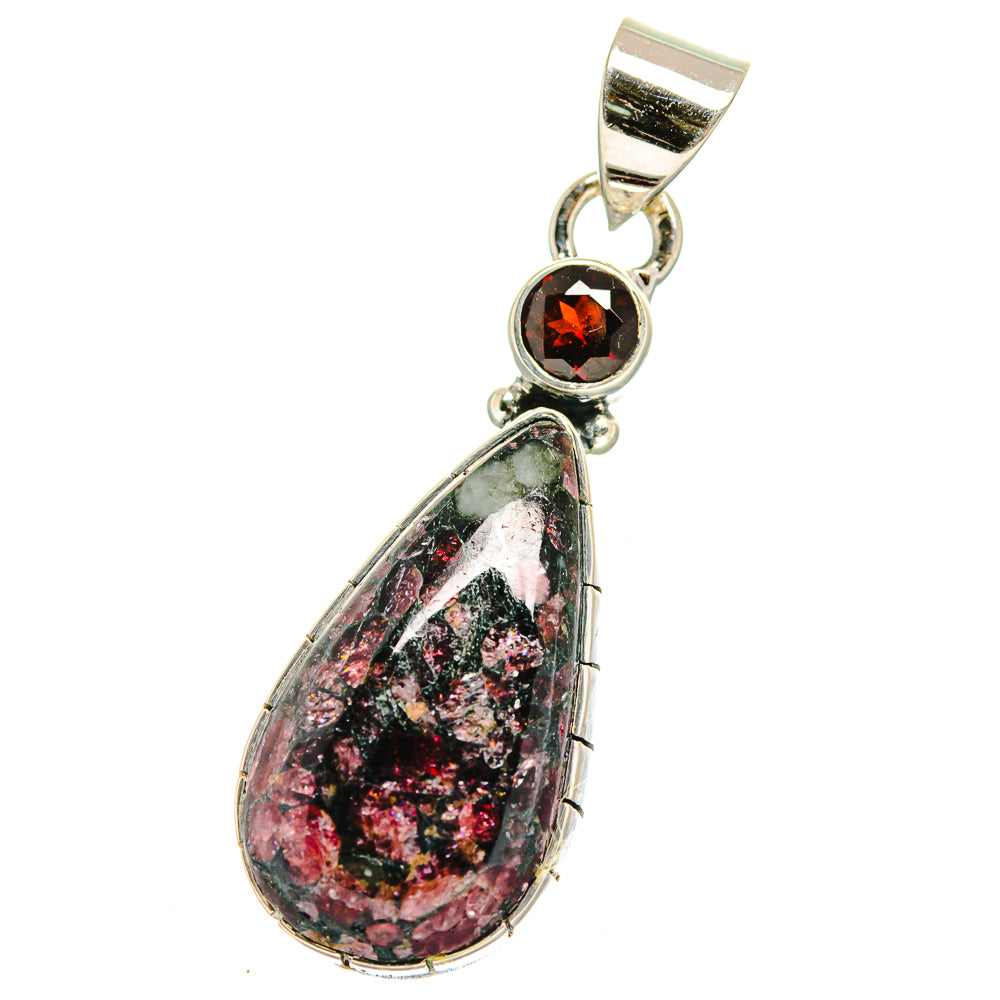 Russian Eudialyte Pendants handcrafted by Ana Silver Co - PD17610