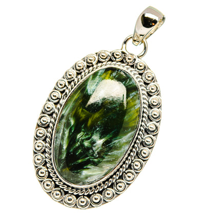 Seraphinite Pendants handcrafted by Ana Silver Co - PD17613