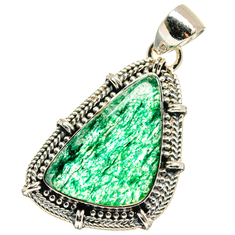 Green Aventurine Pendants handcrafted by Ana Silver Co - PD17615