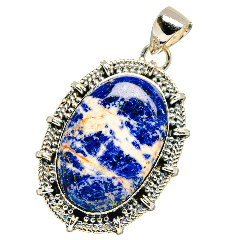 Sodalite Pendants handcrafted by Ana Silver Co - PD17634