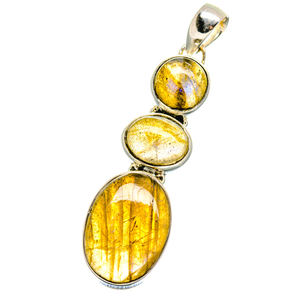 Labradorite Pendants handcrafted by Ana Silver Co - PD17642