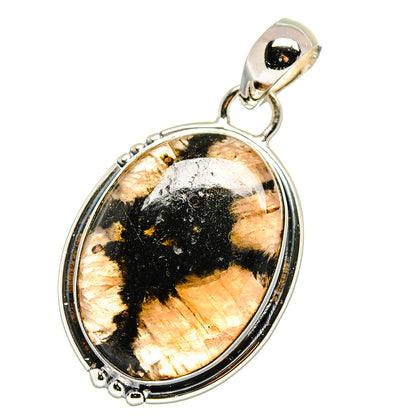 Chiastolite Pendants handcrafted by Ana Silver Co - PD17654 - Photo 2