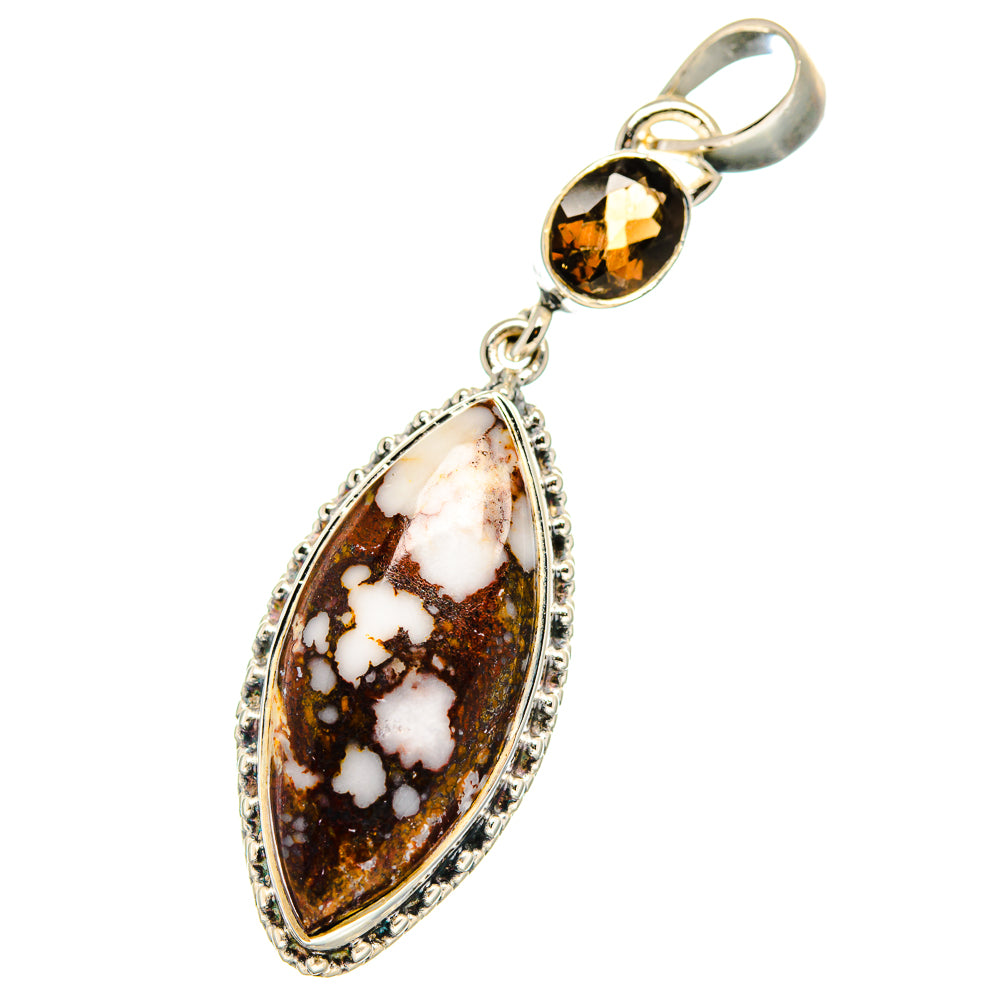Peanut Wood Jasper Pendants handcrafted by Ana Silver Co - PD17667 - Photo 2