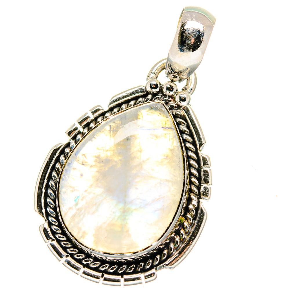 Rainbow Moonstone Pendants handcrafted by Ana Silver Co - PD17676