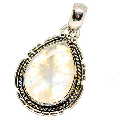 Rainbow Moonstone Pendants handcrafted by Ana Silver Co - PD17676