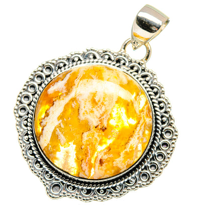 Plume Agate Pendants handcrafted by Ana Silver Co - PD17685 - Photo 2