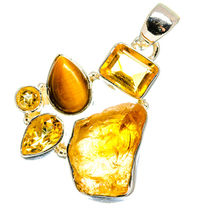 Citrine Pendants handcrafted by Ana Silver Co - PD17696