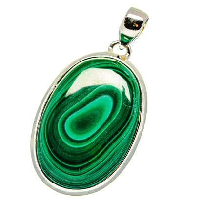 Malachite Pendants handcrafted by Ana Silver Co - PD17706