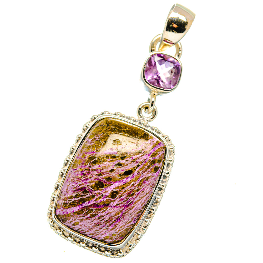 Stichtite Pendants handcrafted by Ana Silver Co - PD17718