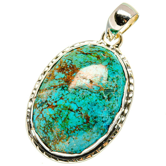 Chrysocolla Pendants handcrafted by Ana Silver Co - PD17723