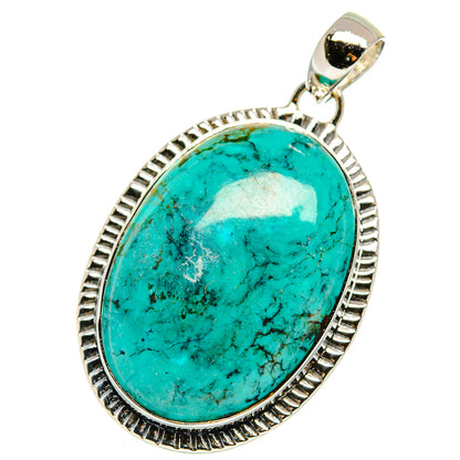 Chrysocolla Pendants handcrafted by Ana Silver Co - PD17725