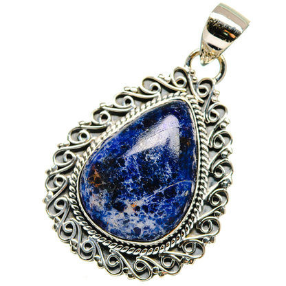 Sodalite Pendants handcrafted by Ana Silver Co - PD17730