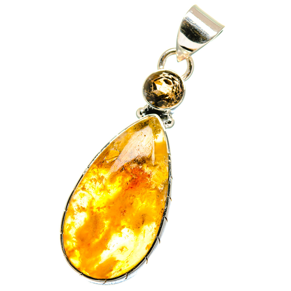 Plume Agate Pendants handcrafted by Ana Silver Co - PD17731 - Photo 2
