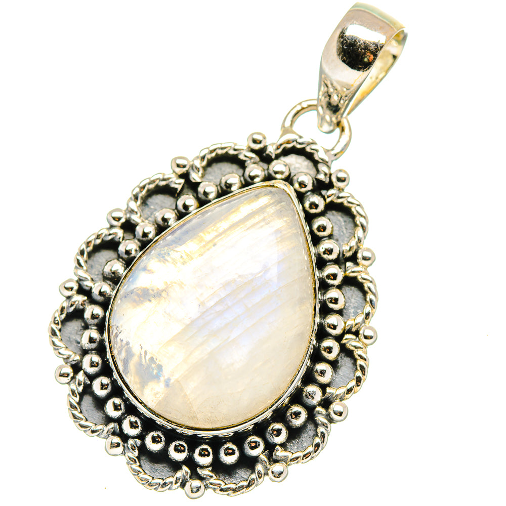 Rainbow Moonstone Pendants handcrafted by Ana Silver Co - PD17739
