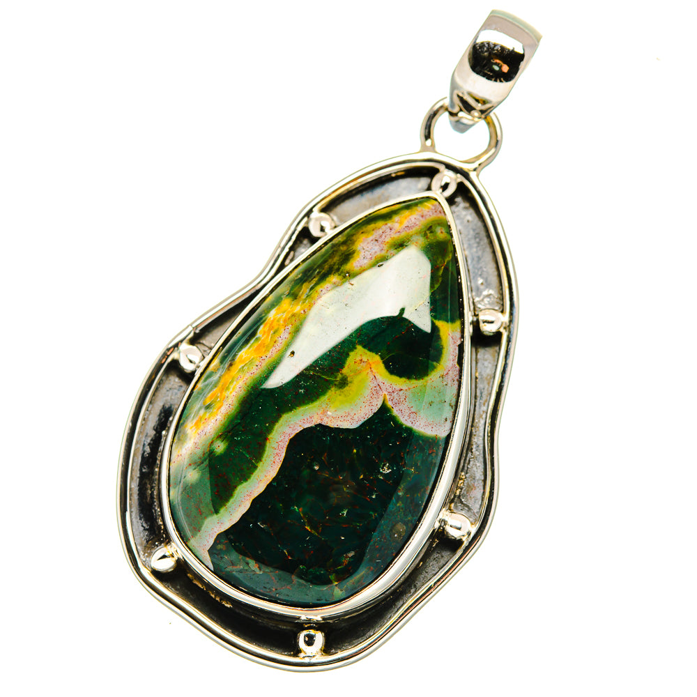 Ocean Jasper Pendants handcrafted by Ana Silver Co - PD17750