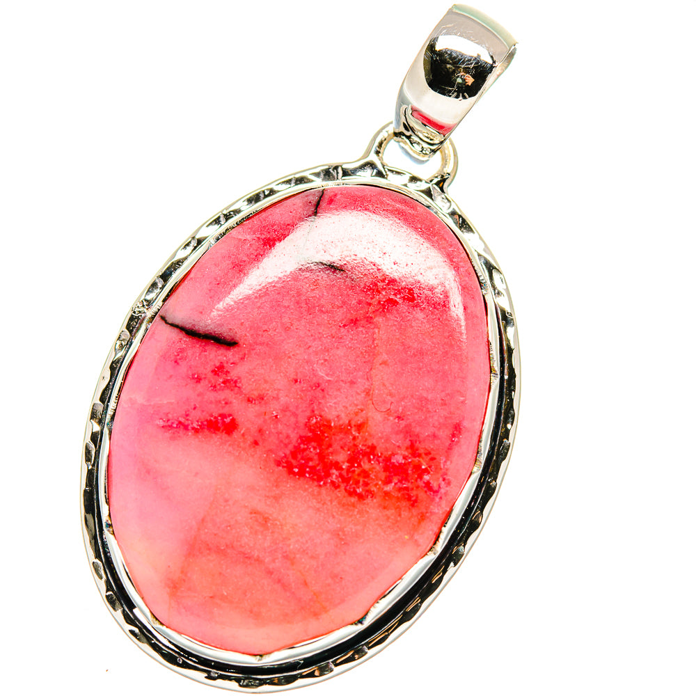 Rhodonite Pendants handcrafted by Ana Silver Co - PD17751