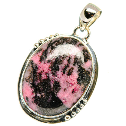 Rhodonite Pendants handcrafted by Ana Silver Co - PD17752