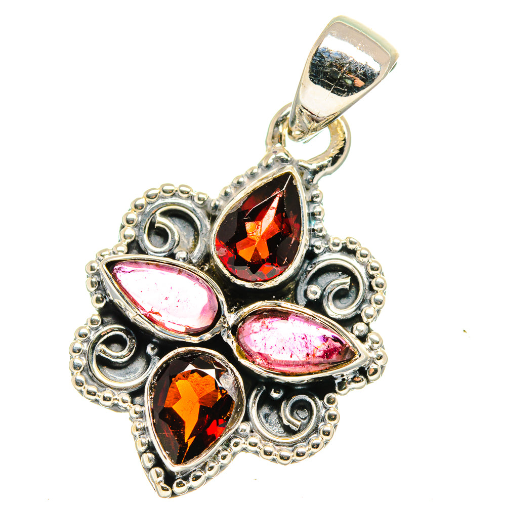 Garnet Pendants handcrafted by Ana Silver Co - PD17753