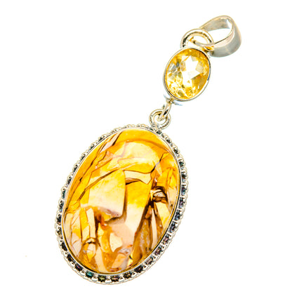 Brecciated Mookaite Pendants handcrafted by Ana Silver Co - PD17764