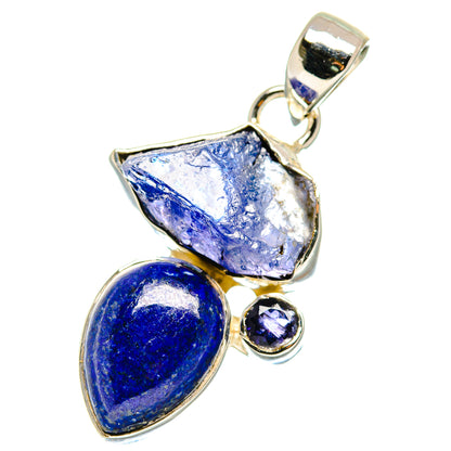 Lapis Lazuli Pendants handcrafted by Ana Silver Co - PD17773