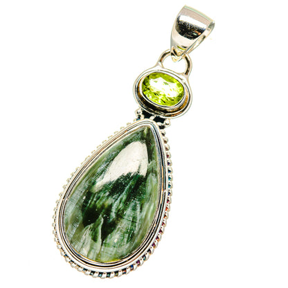 Seraphinite Pendants handcrafted by Ana Silver Co - PD17774