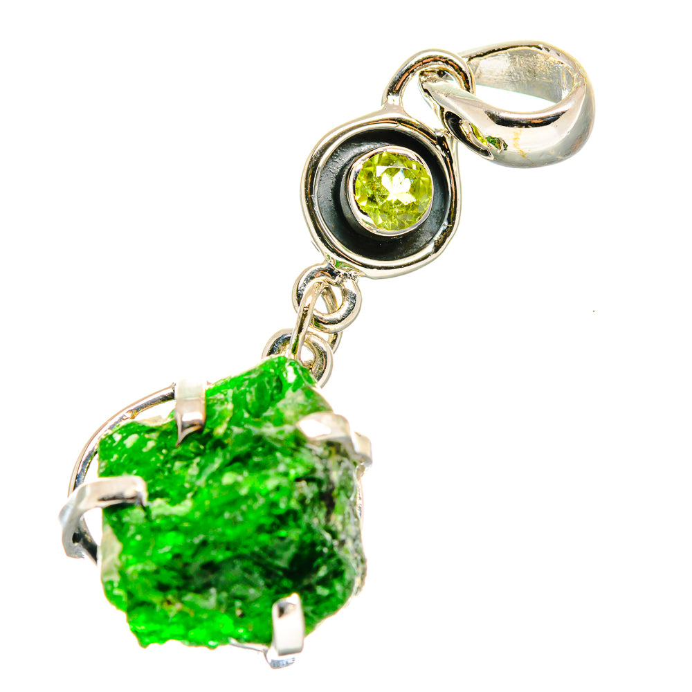 Chrome Diopside Pendants handcrafted by Ana Silver Co - PD17776